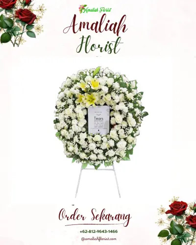 Krans Bunga Duka Cita di Royal Ambarrukmo Yogyakarta