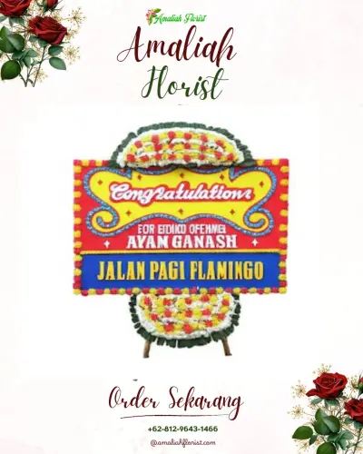 Bunga Papan Congratulation di Royal Ambarrukmo Yogyakarta